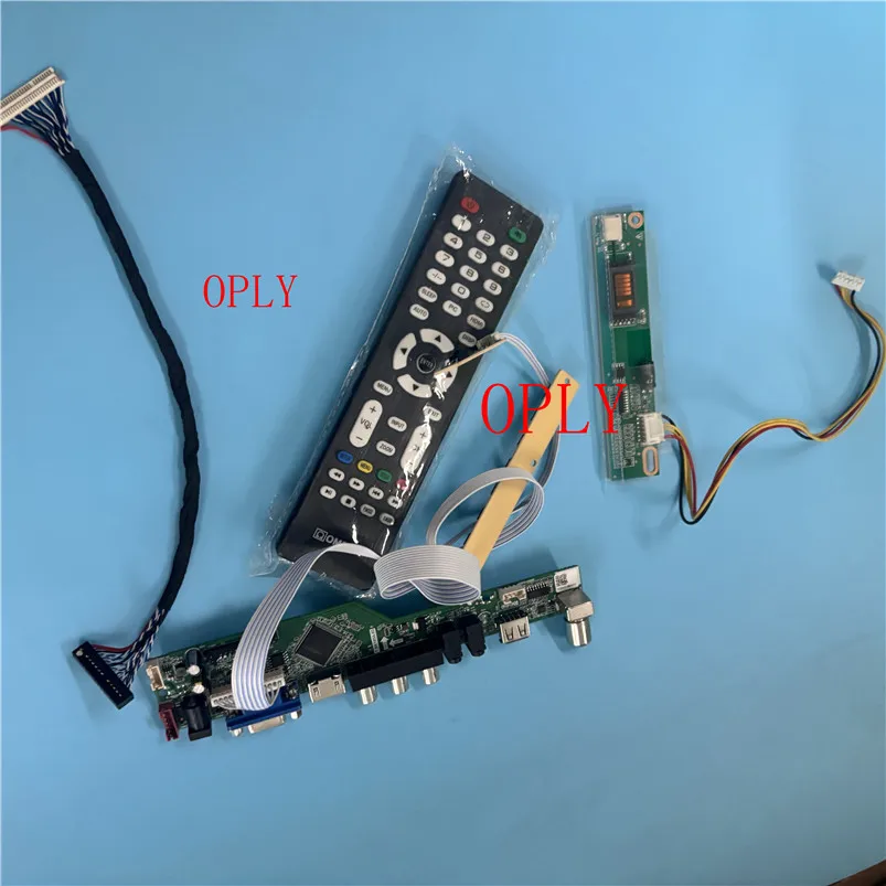 Плата контроллера для телевизора с USB, VGA, аудио, HDMI-совместимым комплектом и AV-выходом для LP154WX4-TLCB LP154WX4 1280X800 LCD LED 15.4 дюйма.