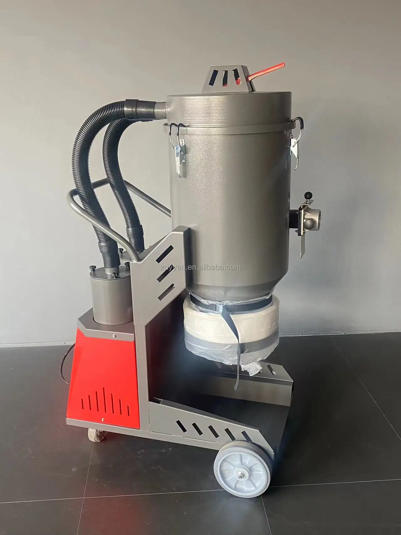 

ZUYYEE 220V/110V Electric Floor Cleaning Vacuum Cleaner Continuous Bagging 3 Ametek Motors Two-Stage Filtration for Dust New