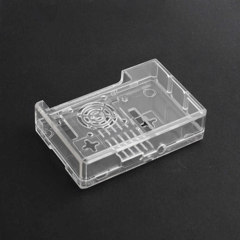 Imagem -04 - Transparente com Dissipador de Calor Ventoinha para Raspberry pi 3b 3b Mais Case