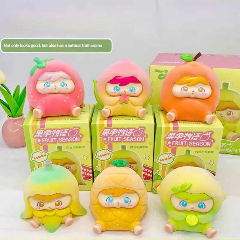 

Ciaoka Trendy Blind Box Toys Fruit Season Series Aromatherapy Doll Pendants Home Decor Car Model Fun Gift Blind Box Collectible