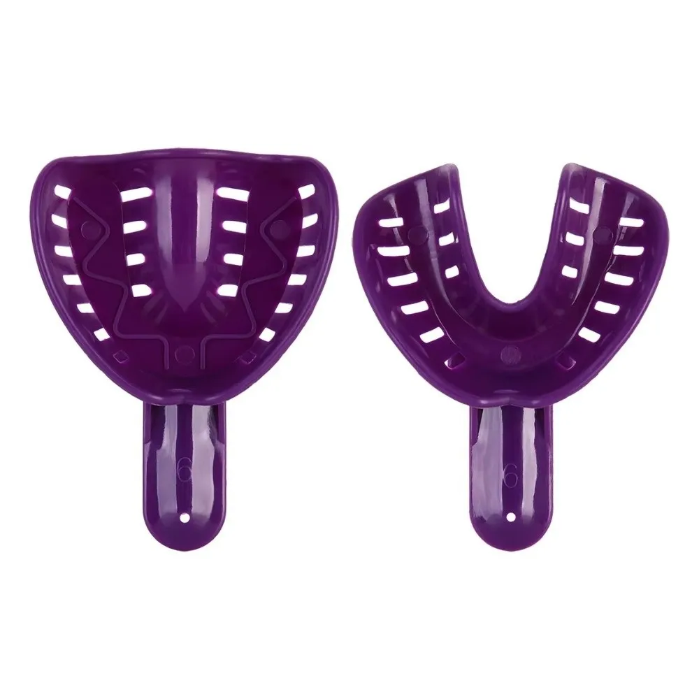 12pcs U Shape Dental Impression Trays Plastic Durable Teeth Molding Tool Autoclavable Oral Care Instrument Oral Health Care