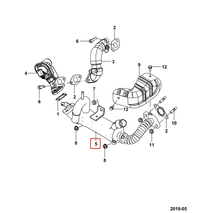 Für Original JS1 9F464 AD EGR Ventil Für JMC JS1-9F464-AD Neue Zustand Für Ford Territory Motor Teile