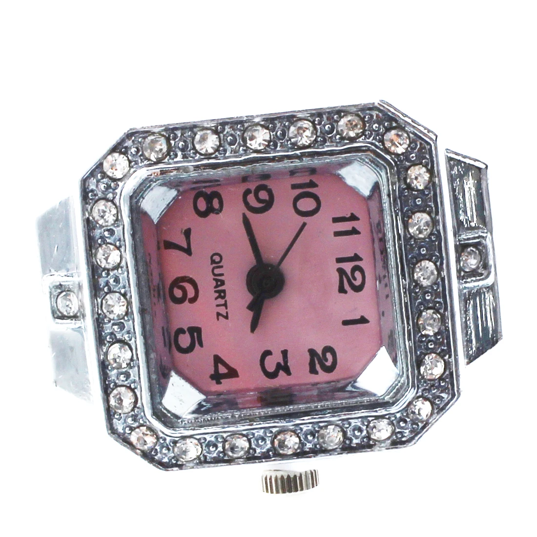 Reloj con anillo cuadrado de 20 mm, reloj con anillo para dedo, nuevo TOP