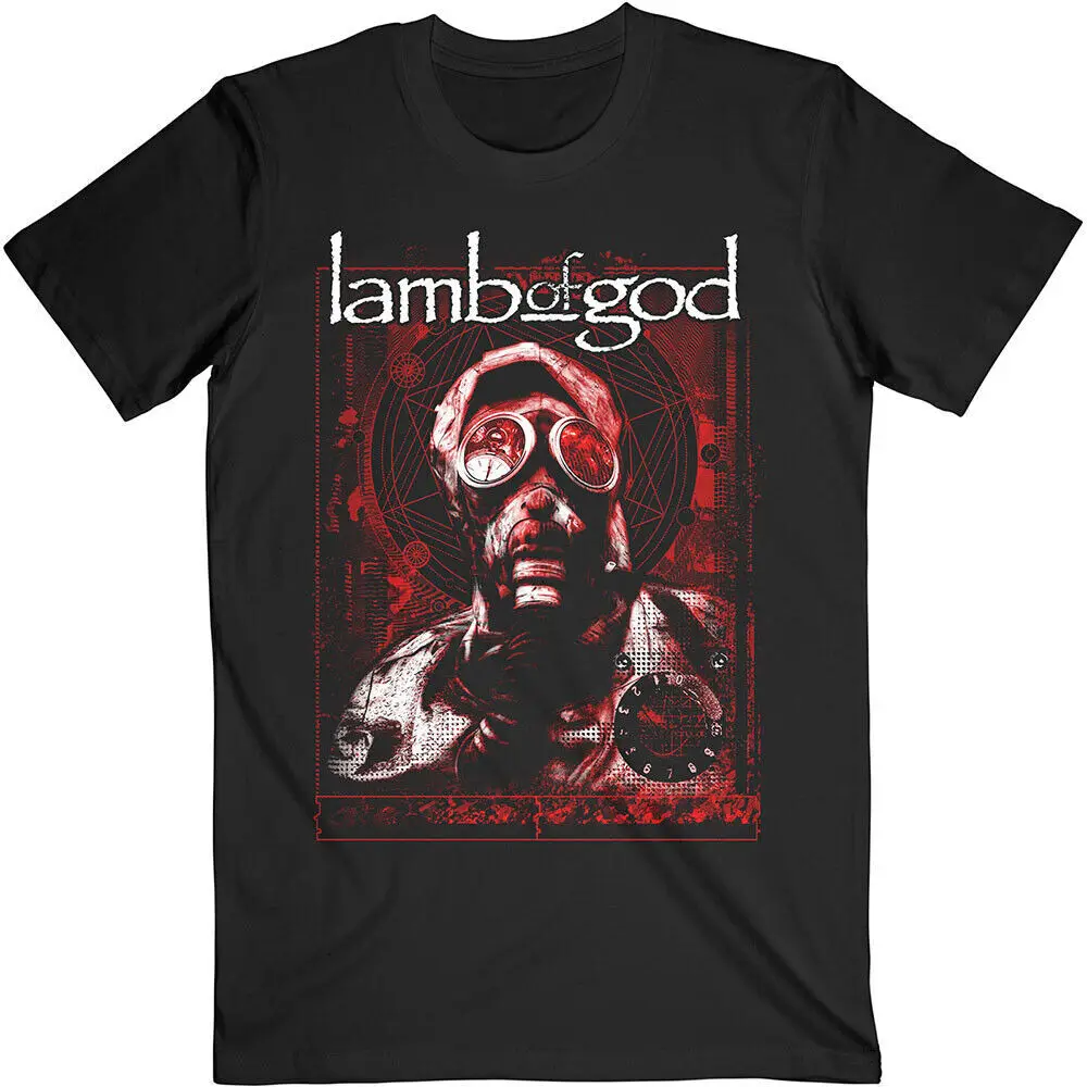 Lamb Of God Gas Mask Waves T Shirt Black All Size S 5Xl For Fan