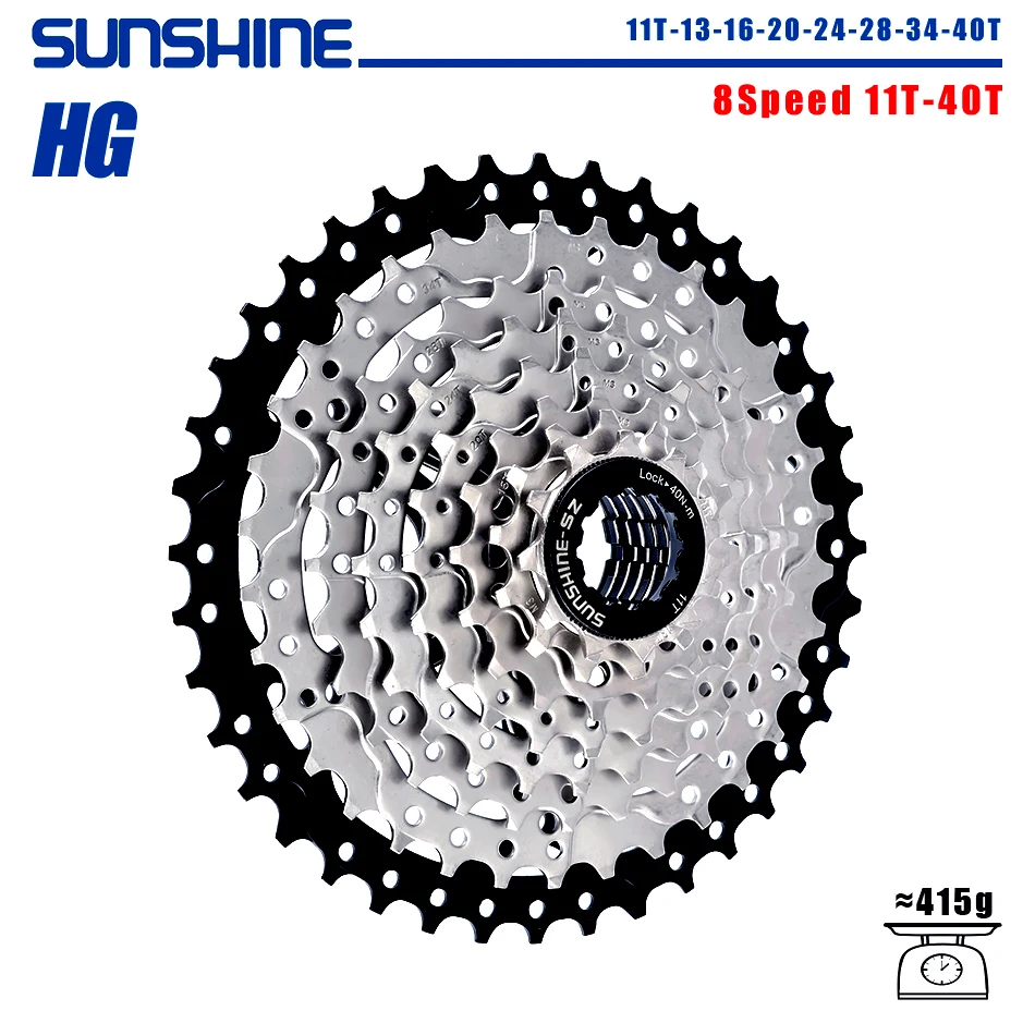 SUNSHINE Bicycle Cassette 8/9/10/11/12Speed MTB Sprocket 11T-32T