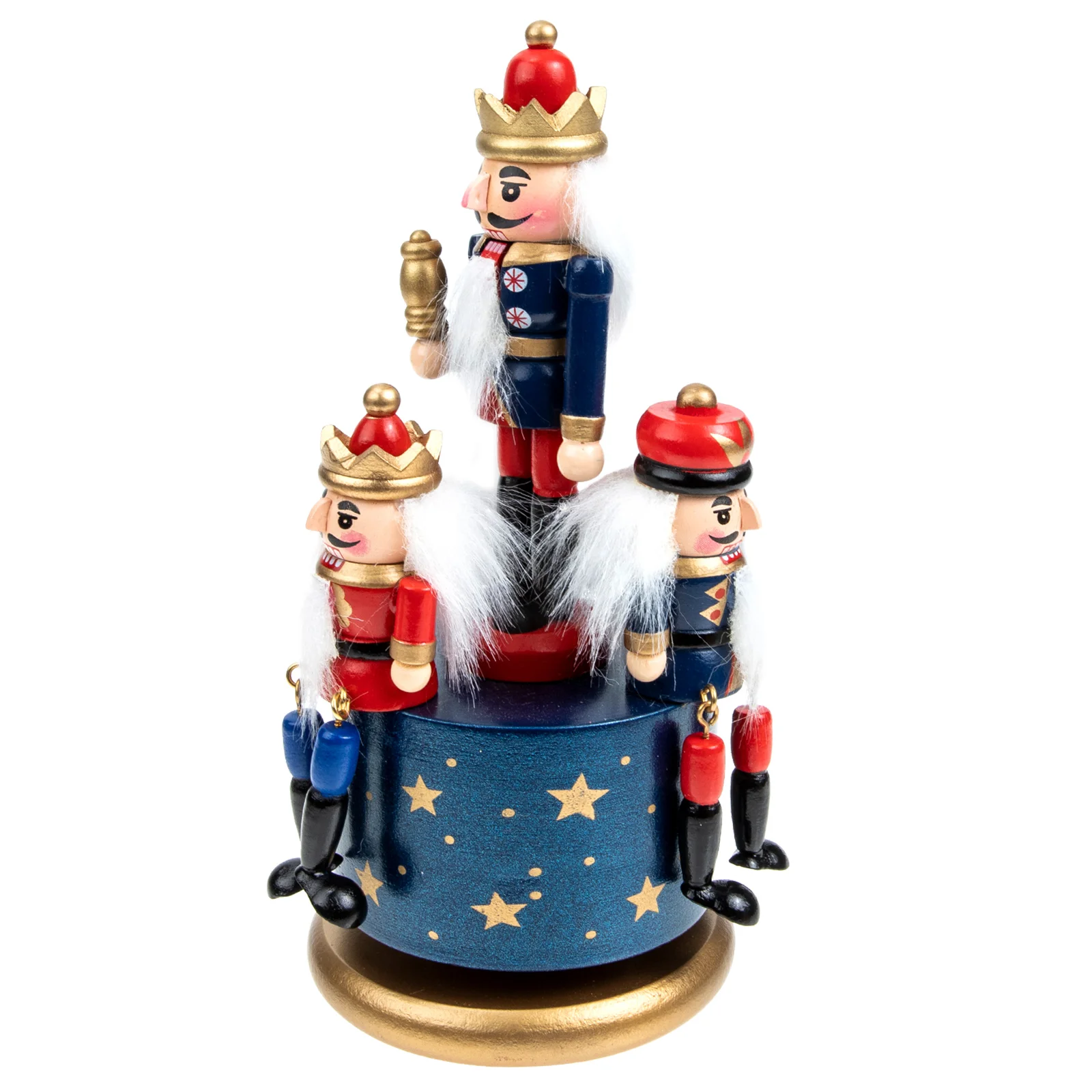 

Nutcracker Figurine Music Box Decoration Artist Accessories Classic Soldier Mother with Christmas Nutcrackers