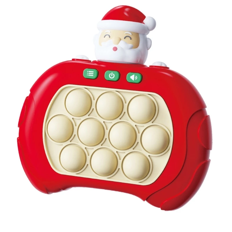 

Handheld Console Puzzle Game Electronic Press Button Toy Christmas Decompress Push Game Toy Office Children Anxiety Gift D5QA