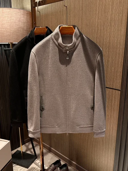 

Высококачественная мужская двусторонняя шерстяная куртка с воротником-стойкой, зимняя новинка, повседневная верхняя одежда из 00% шерсти, пальто