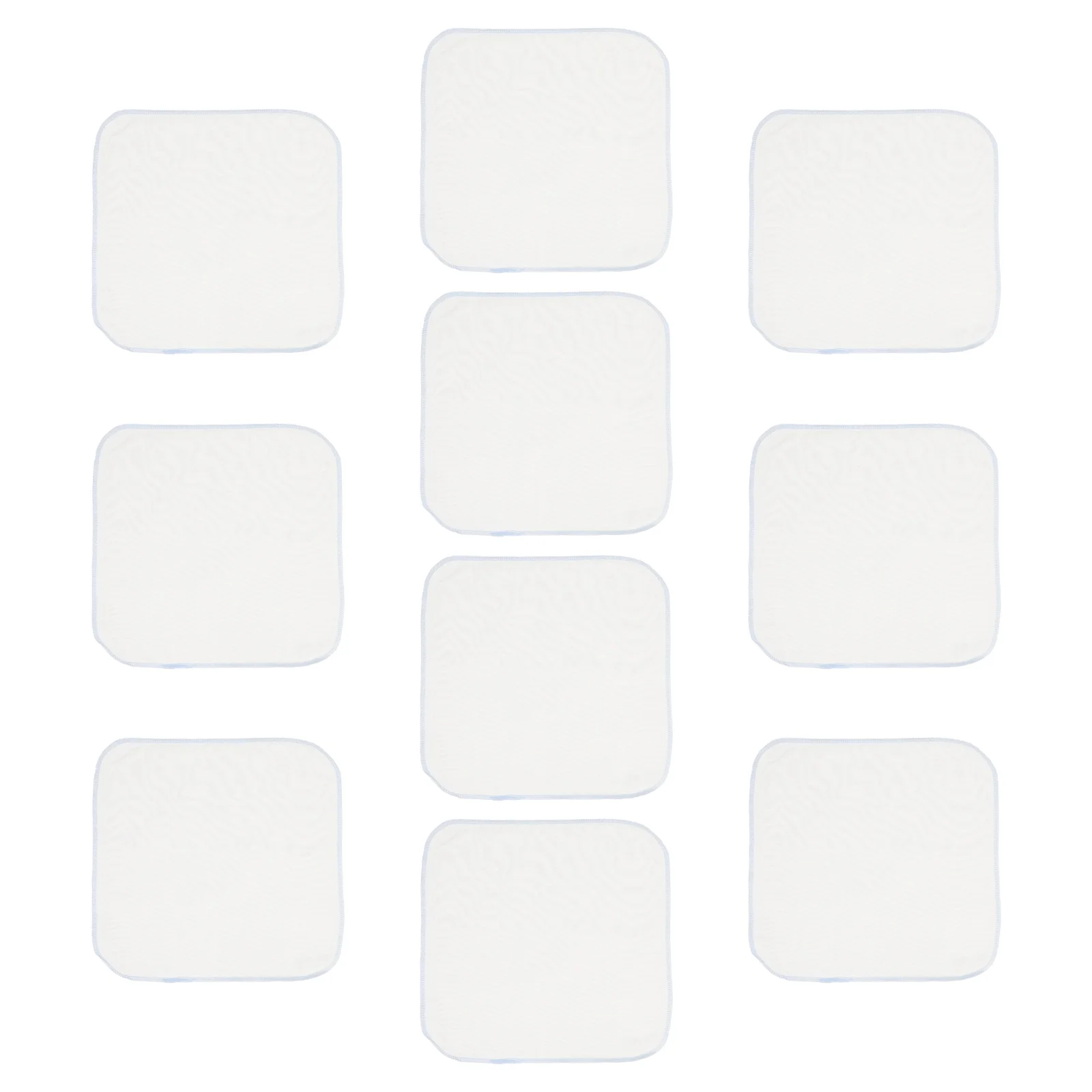 

10 Pcs Gauze Small Square Cotton Handkerchief Pure Drool Teething Bandana Bath Newborn Face Bibs Nursing Towels