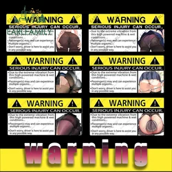 EARLFAMILY 섹시한 보트 진동 경고 자동차 스티커, 그래피티 데칼 RV JDM VAN 오토바이 트렁크 스크래치 방지, 13cm x 6.7cm