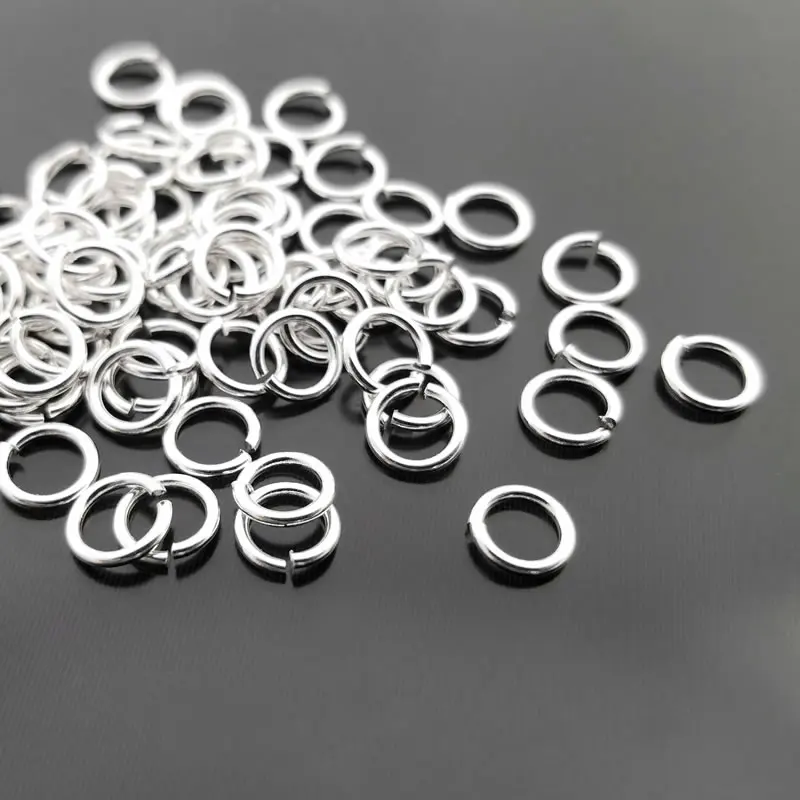 3MM 3.2MM 4MM 5MM 6MM 7MM 8MM Brass Connect Jump Rings Split Rings Diy Jewelry Making Supplies Necklace Earrings Accessories