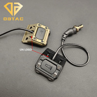 Metal SF/DC Plug ModButton Pressure Switch MAWL NGAL Laser And Surefir M300 M600 Weapon Flashlight Remote Switch Fit 20MM Rail