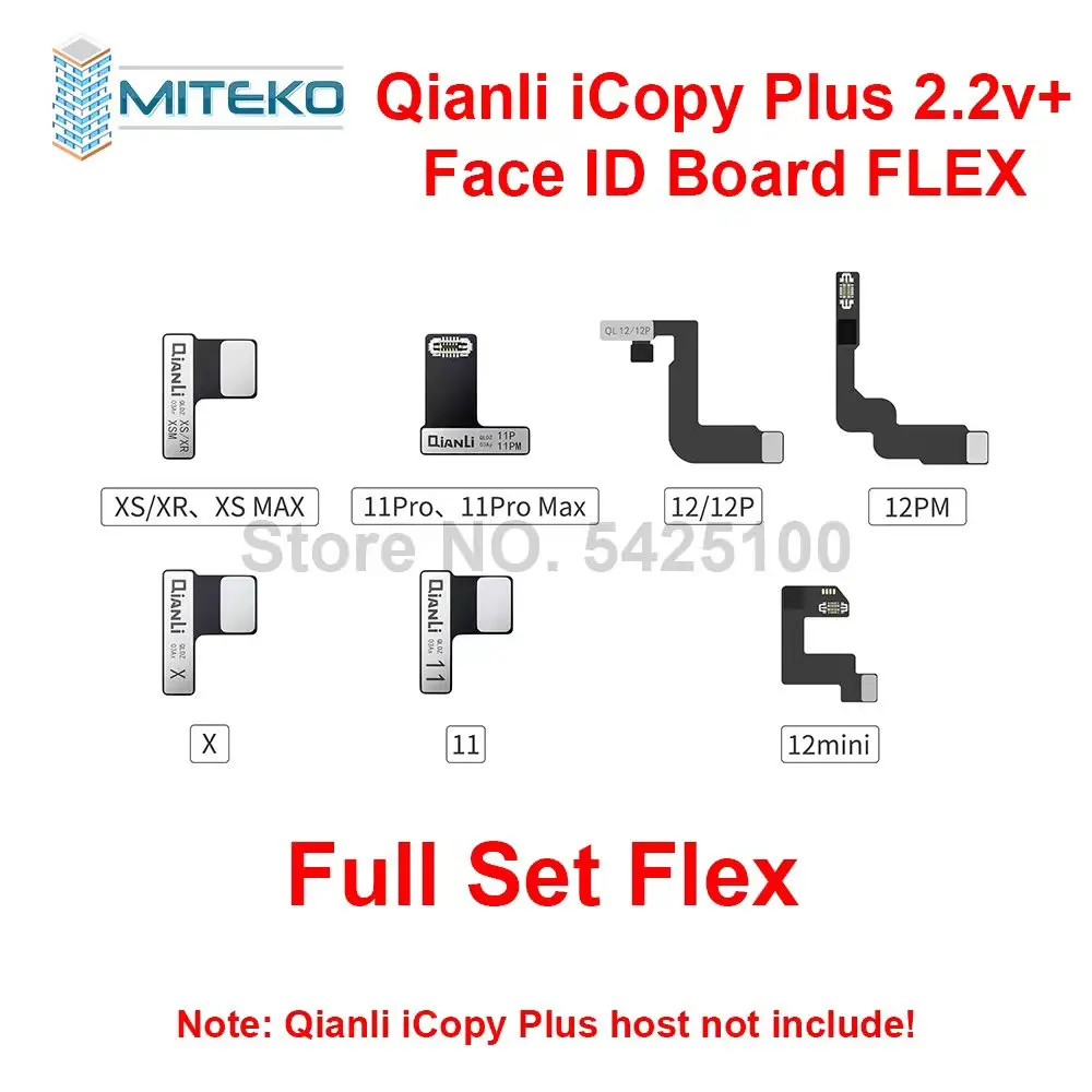 Qianli icopy plus von face id adapter & flex für X-14 pm-serie dot matrix wiederherstellung aktivierung platine zerlegung reparatur werkzeuge