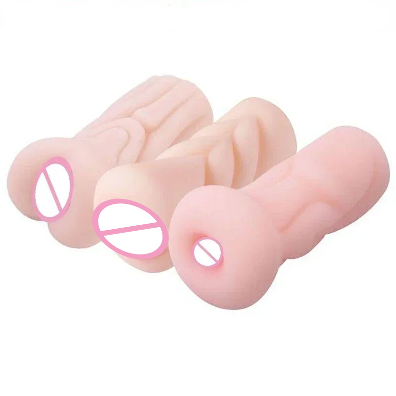 Aircraft Cup Soft Male Masturbator Oral Vaginal Anal Masturbation Soft Real Vagina Pocket Pussy Sex Toys for Men Blowjob