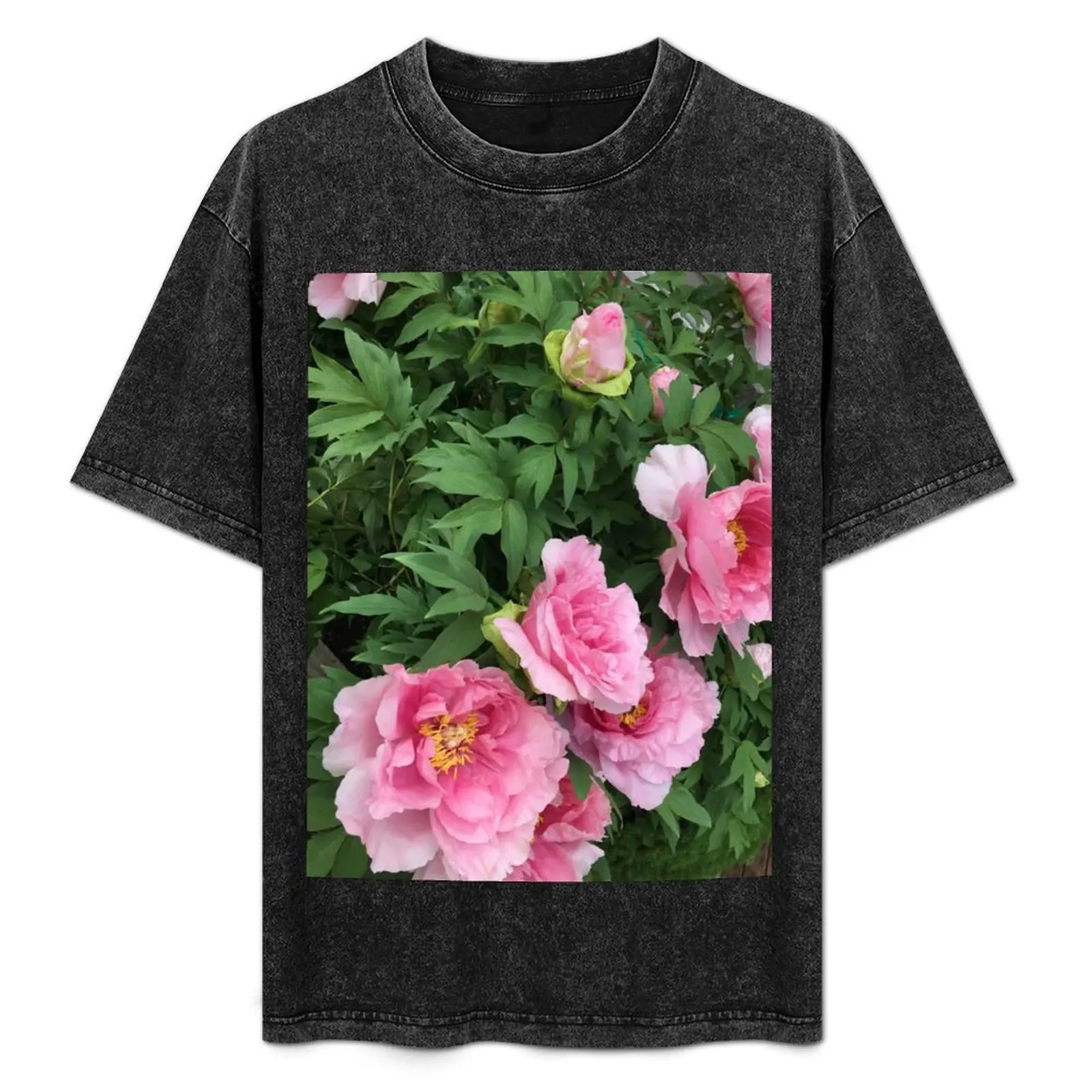 

Aesthetic Pink flowers T-Shirt Simple Graphic Design T-Shirt