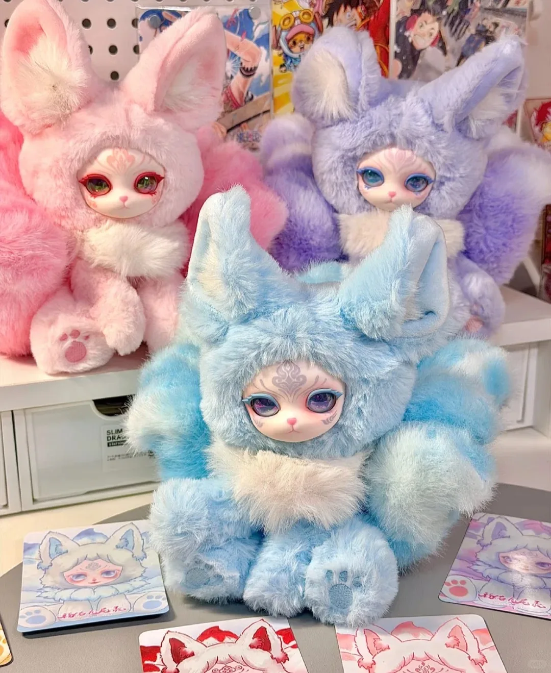 

Подлинная новая точка в китайском стиле, оригинальная серия «Девятихвостая лиса», милая миф, плюшевая кукла, слепая коробка, рождественская игрушка, подарок для девочек