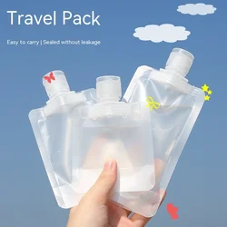 5pcs Travel Travel lotion Body Wash Shampoo Split Bag Portable Facial Cleanser Travel Disposable Cosmetic Bottle