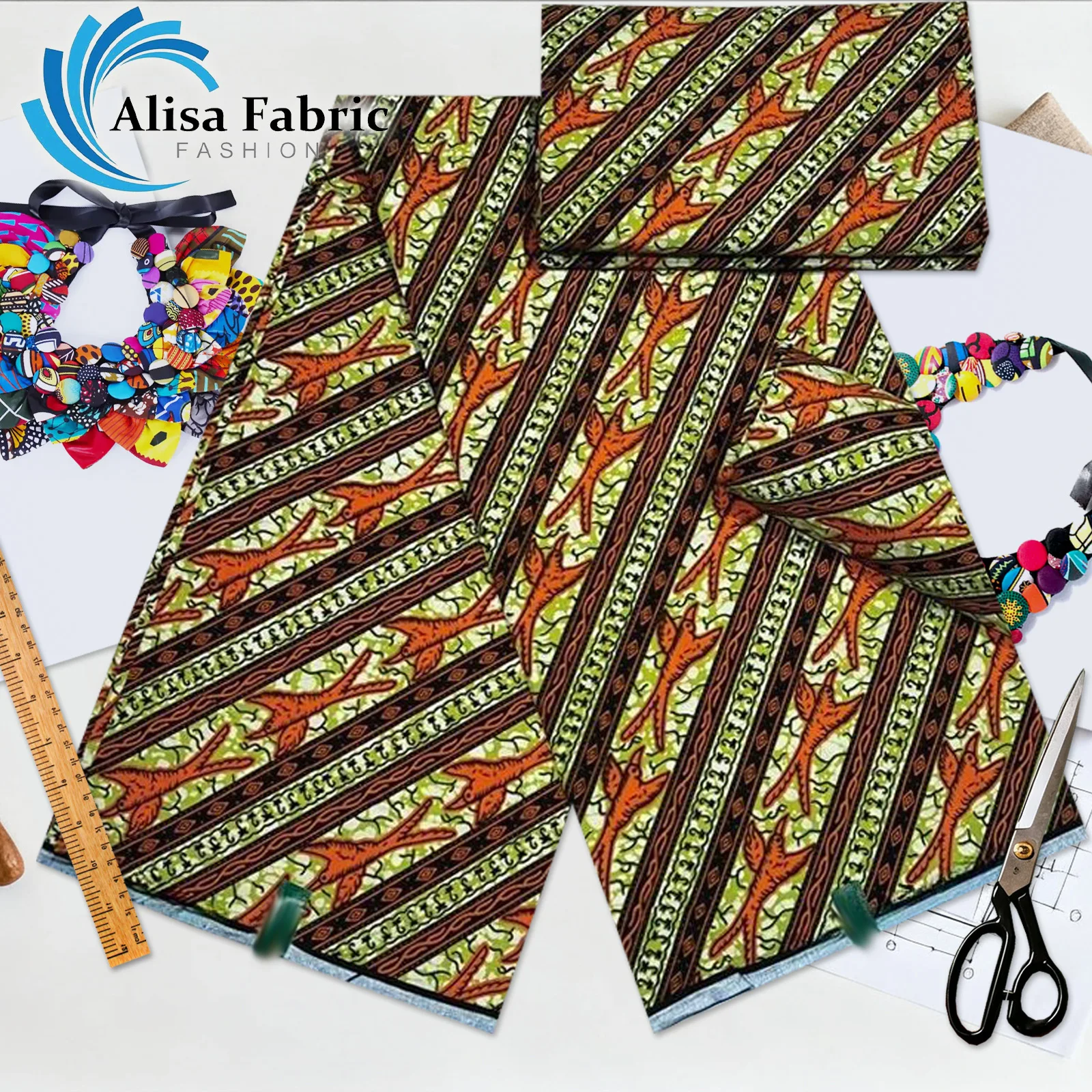 

2025 nigerian fabric 100% cotton high quality African fabric 6yards veritable guaranteed for sewing