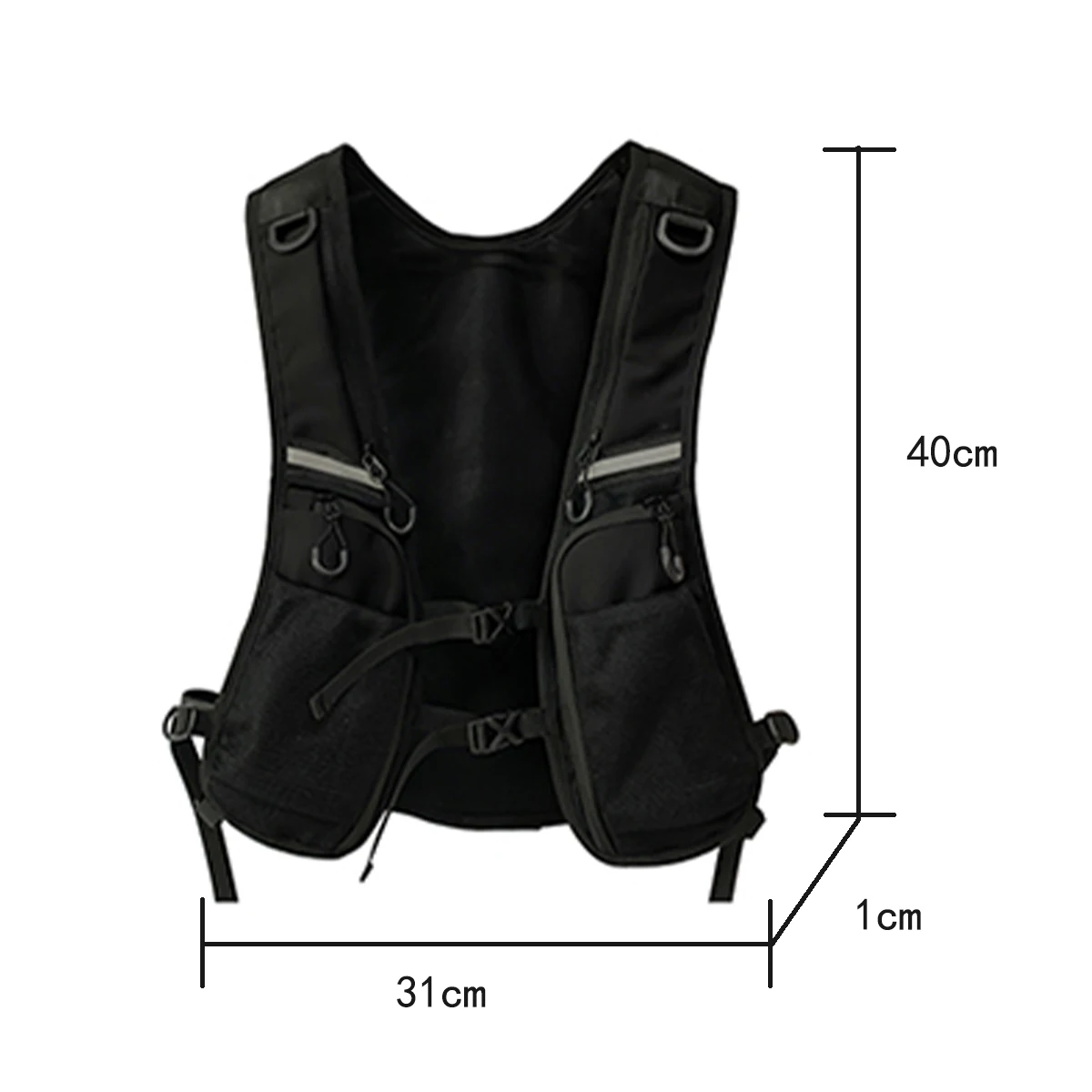 Hip-hop Streetwear Chest Rig Bag for Men Fashion Waterproof Tactical Vest Chest Packs Function Storage Backpack Nylon Pockets