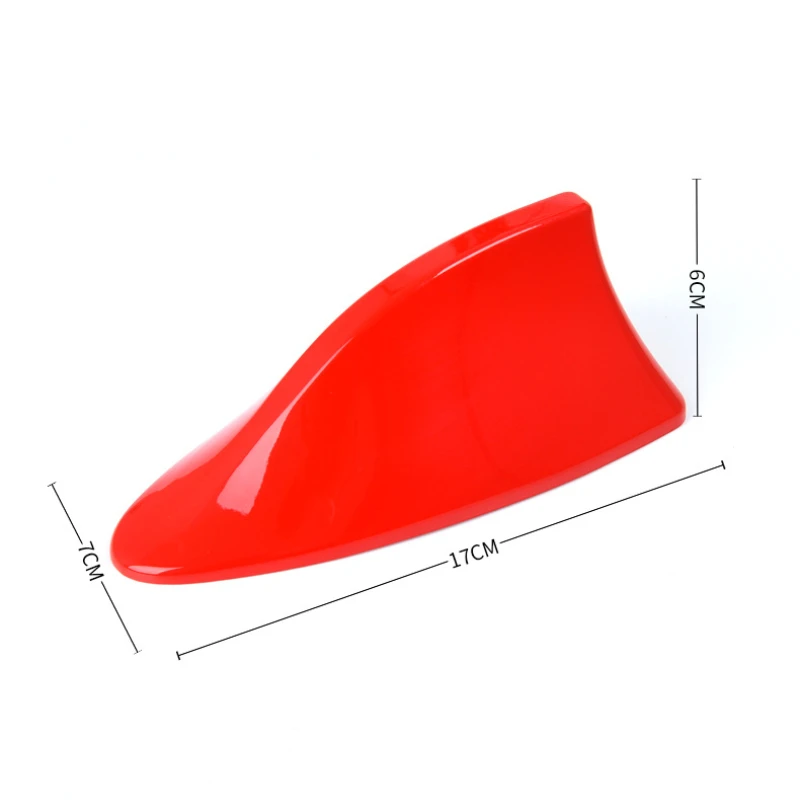 2023new Car decoration shark fin antenna with special antenna for signal radio Roof tail antenna modification free punch