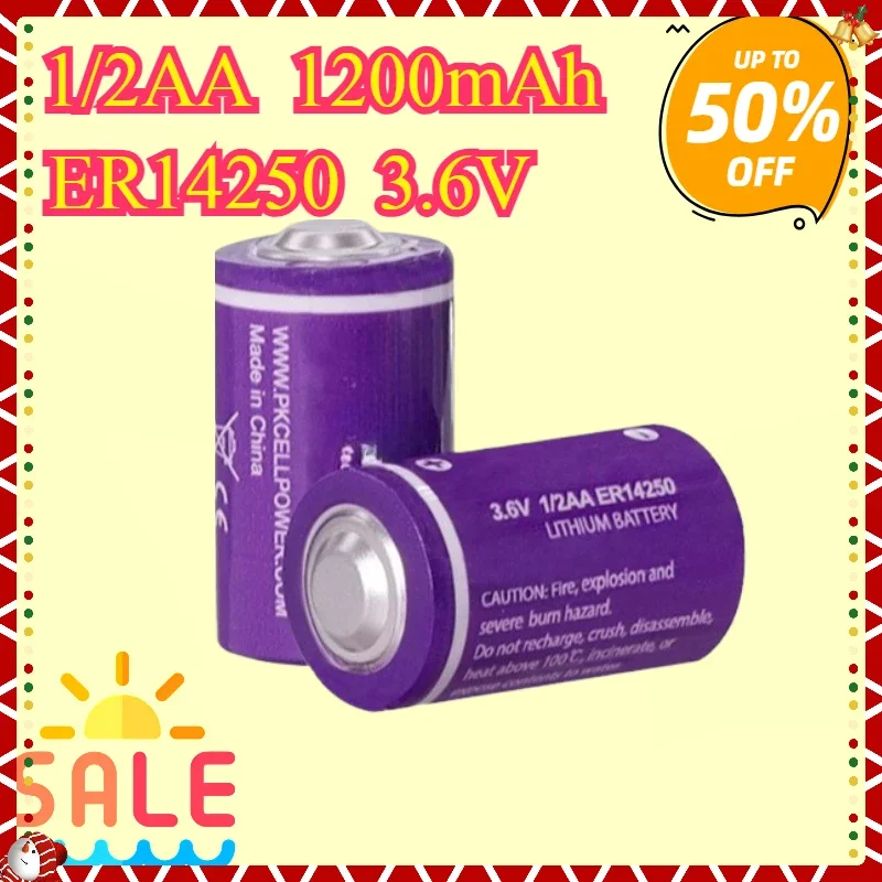

New High Quality 20PCS 3.6V 1/2 AA ER14250 Lithium Battery Non-rechargeable Batteries Gas Meter , Toy Alarm Window Sensor Cell