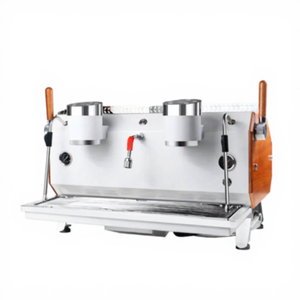 

Коммерческая полуавтоматическая кофемашина с двумя группами заварочных устройств, электрическая, с PID-контролем, для дома и отелей