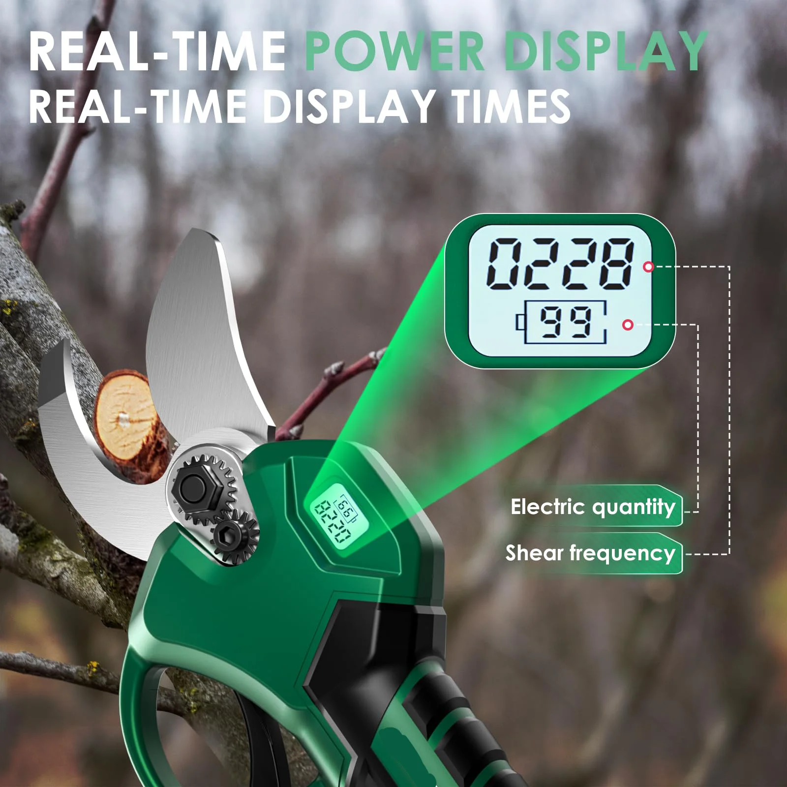 Custom 30mm 21V 35mm Electric Pruning Shears Garden Pruning SHears
