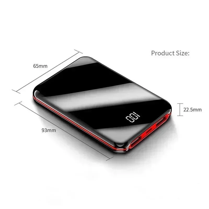 30000mAh Display Mini Power Bank with External Battery Power Bank for Xiaomi lphone 30000 mAh Portable Charger