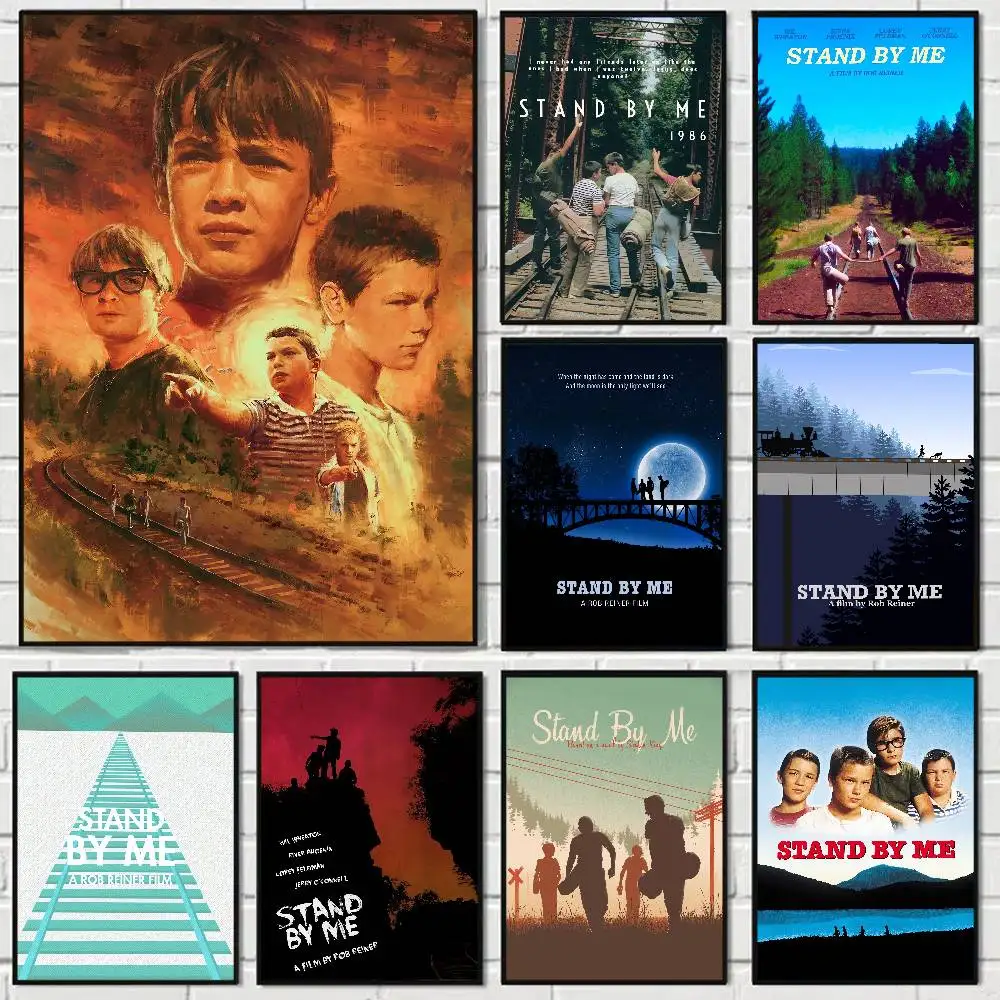 Movie Stand By Me Anime Poster Wall Art For Home Bar Cafe Movie Theater Decor DIY Vintage Print For Un