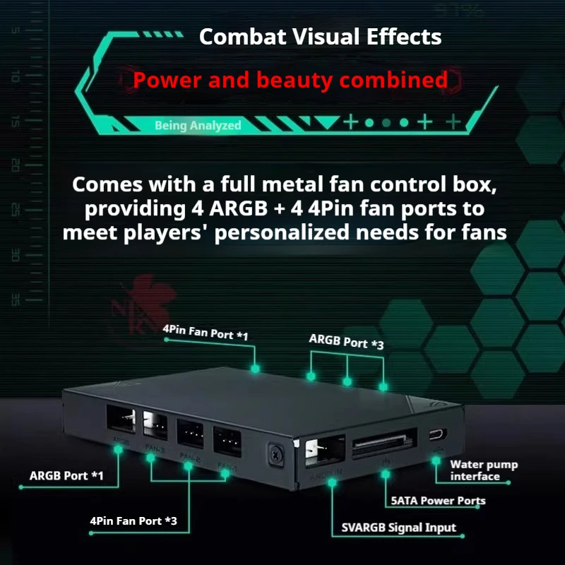Rog Ryujin 2a generazione 360 Display LCD da 3,5 pollici Argb Aio Water Cooler Edizione limitata Ventola di scarico fredda Desktop Host Radiatore