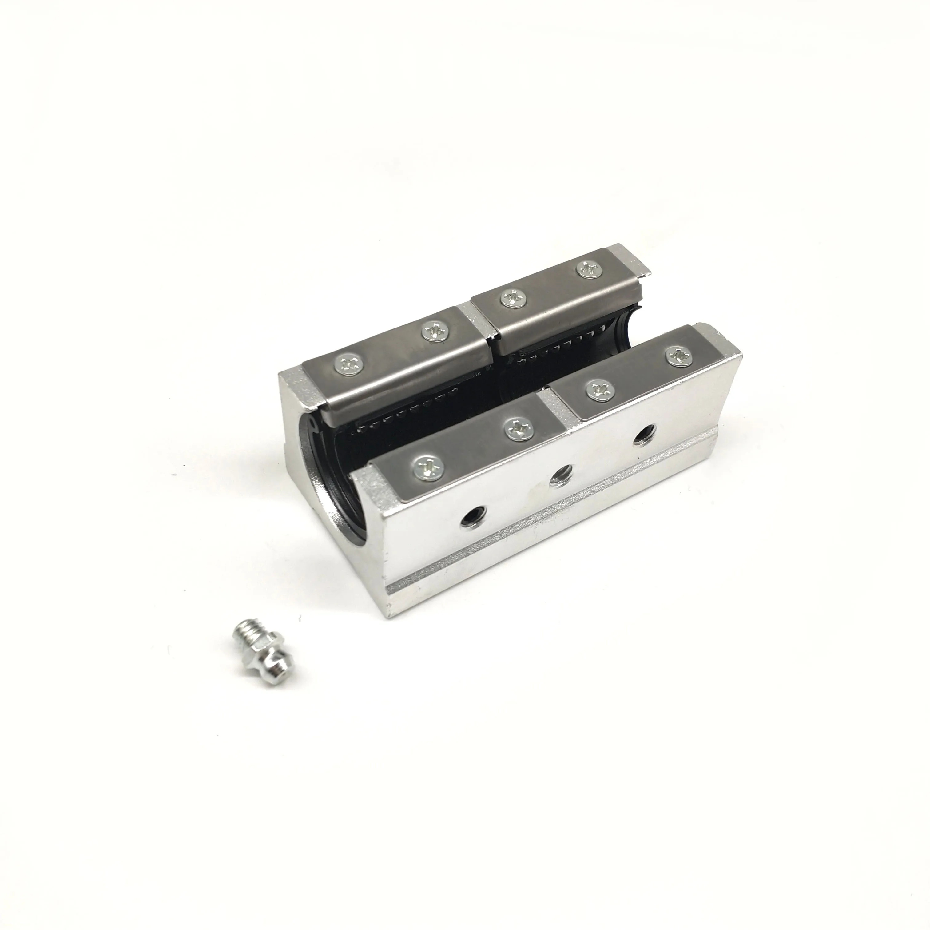 

1Pcs SBR40LUU 40mm Aluminum Block 40mm Linear Motion Ball Bearing Slide Block Match Use SBR40 40mm Linear Guide Rail