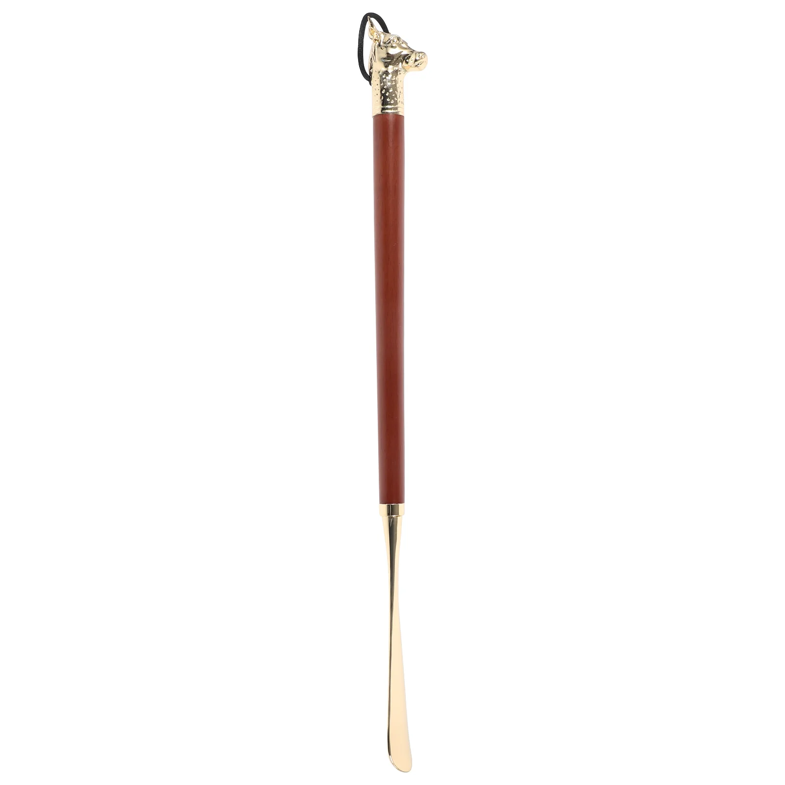  Bullhead Shoehorn Long Knob with Handle Shoehorns Elderly Alloy for Seniors Pregnant Women Use Wear Shoes
