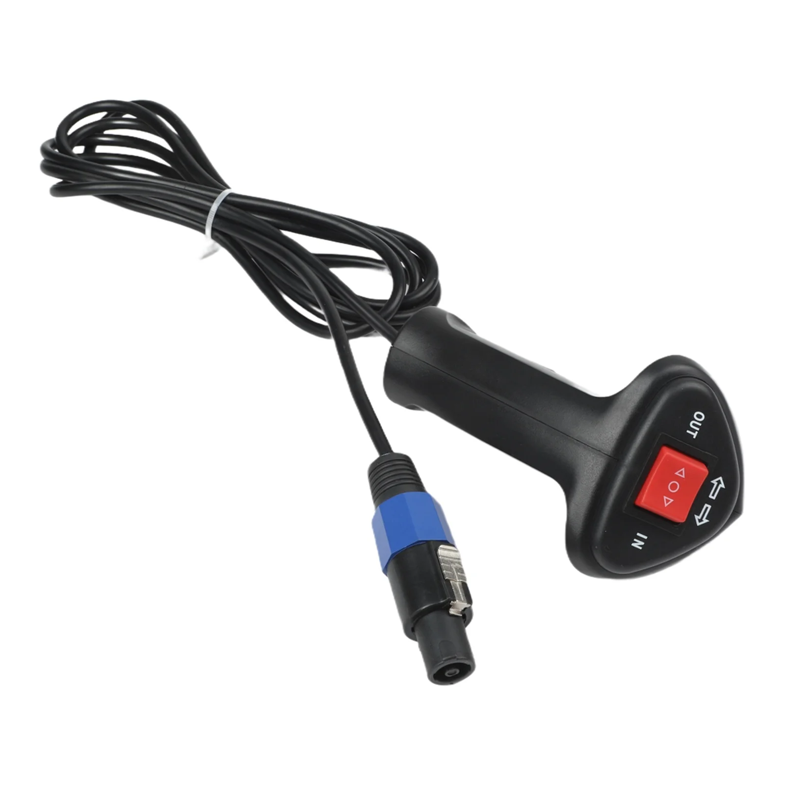Black 12V Electric Winch Control Handle Wired Push Button Remote Controller For Car Truck Boat Lifting Switch
