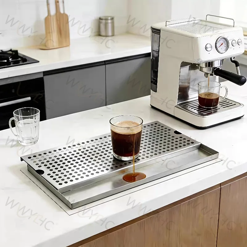 304 Stainless Steel Beverage Drip Tray, Beer Receiving Plate for Draft Beer Dispenser Bar Use