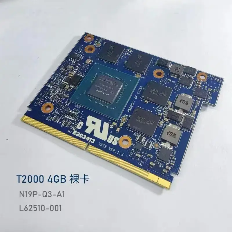

E203413 N19P-Q3-A1 for HP z2 mini g5 workstation dedicated NVIDIA QUADRO T2000 4GB 128bit GDDR5 graphics card board L62510-001