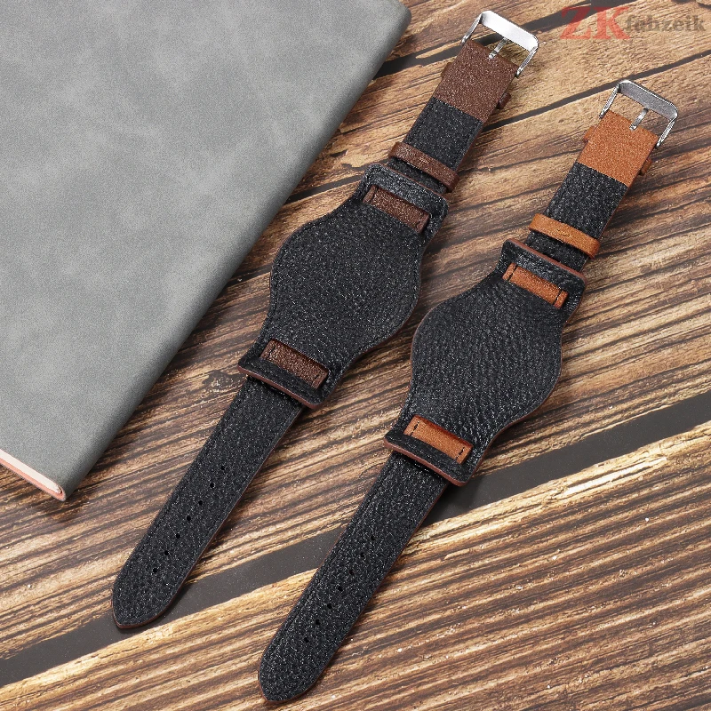 Genuine Leather Strap for Fossil CH3051 CH2891 CH2565 CH2564 ME3102 FS4813 AM4535/AM4486 AM4532 20mm 22mm Men Rivet Watch Band