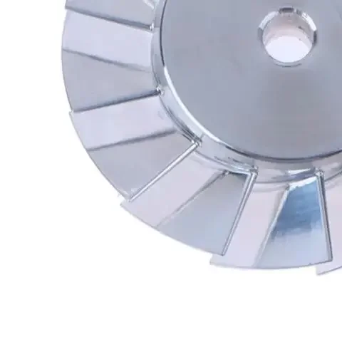 Hair Dryer Parts 27mm Fan Blade Impeller CNC Machined High Precision Aluminium Impeller Repair Accessory