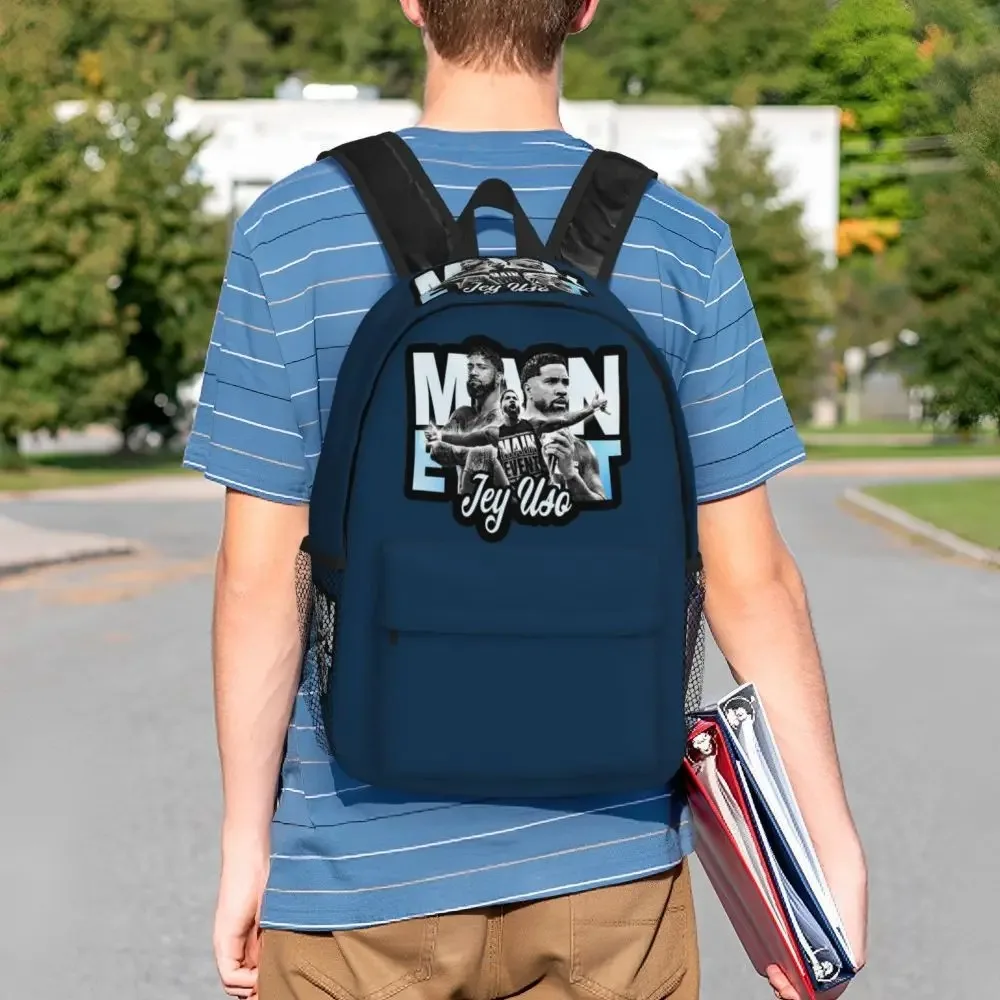 

Jey Uso Yeet Backpack Logo Backpack Fashion Shopping Bag Vintage Bags Personalized School Backpack for Students