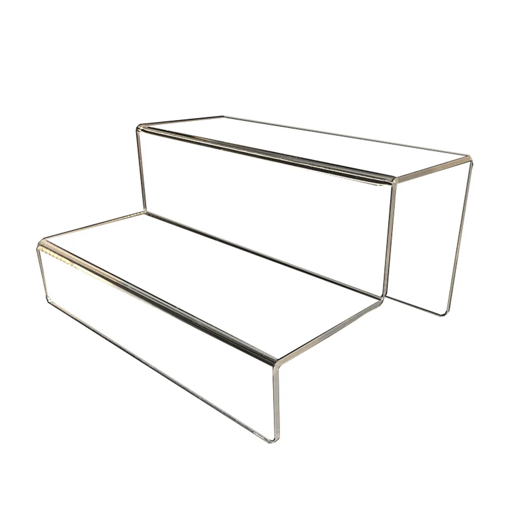 

Jewelry Storage Case Acrylic Rack Figurine Display Shelf Model Shelves Organizer Stepped Stand
