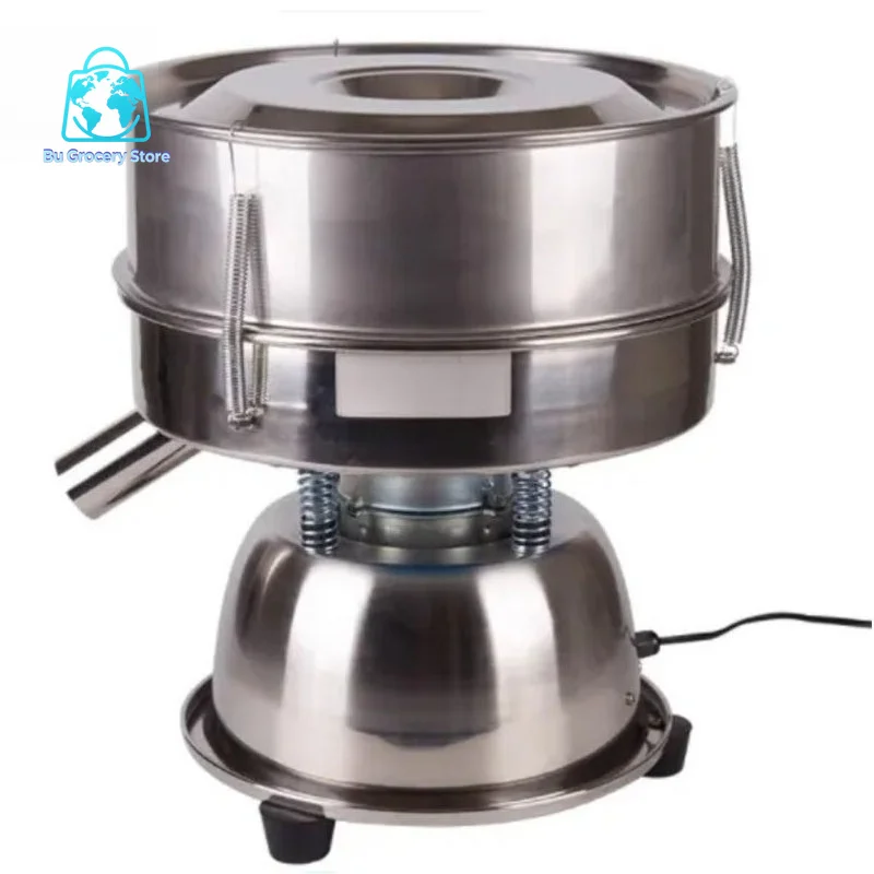 30CM Automatic Sifter Shaker Machine, Electric Vibrating Screen Powder, Screening Sifting Machine Powder Sieve