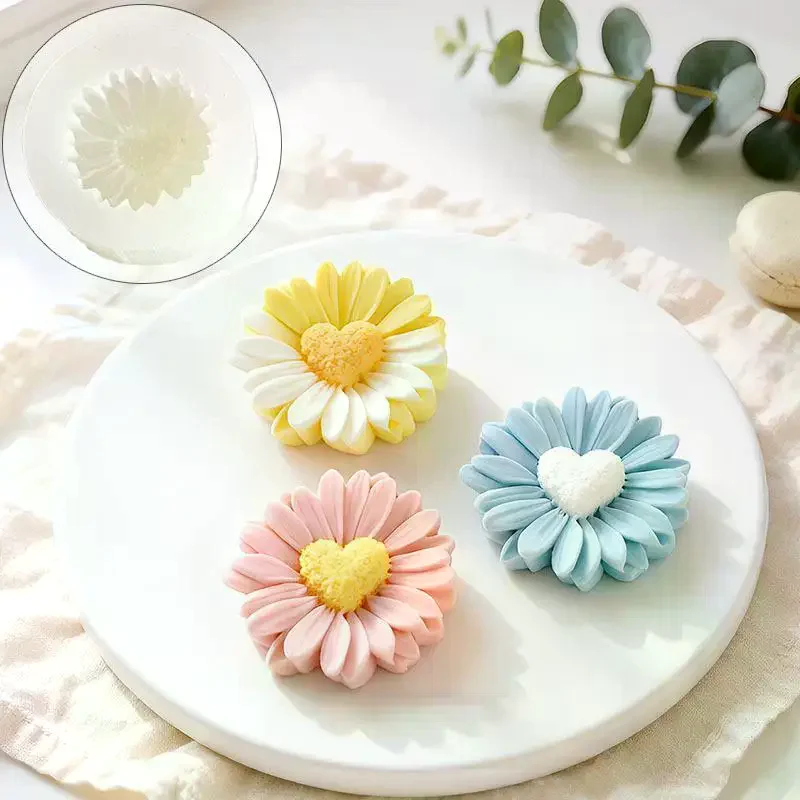Flowers Scented Silicone Candle Mold Aromatherapy Soap Making Tool DIY Flower Handmade