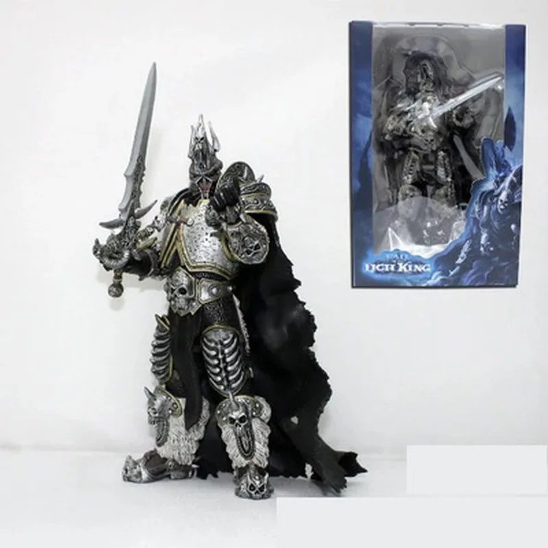 شخصية لعبة Wow Fall Of The Lich King، شخصية Arthas Menethil، تمثال PVC، نموذج قابل للجمع، هدية للأطفال، 15 سم