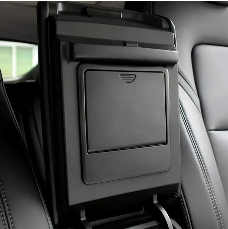 Für Tesla Modell 3 Y 2017 2018 2019 2020 2021 2022 2023 Armlehne Versteckte Taste Lagerung Box Kleinigkeiten Organizer Fach auto Zubehör – Detail 12