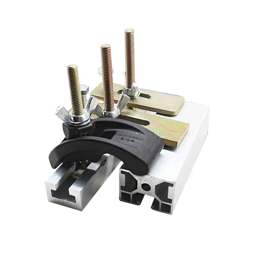 CNC Engraving Machine Nylon Arch Clamp Set Aluminum Profile Table Arch Fixture Engraving Machine Accessories For Wood-Working