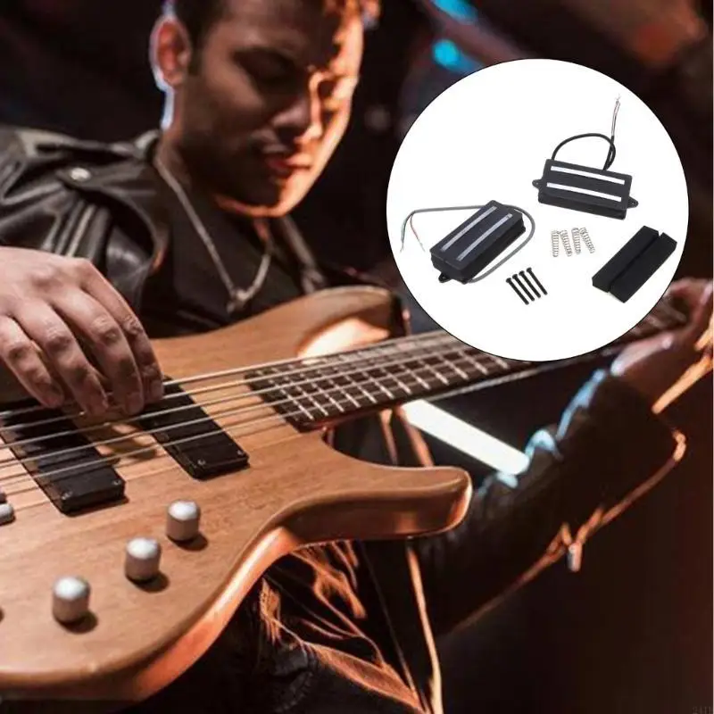 Mini Humbucker Dual Humbucker Twin Blade Pickup for Guitar