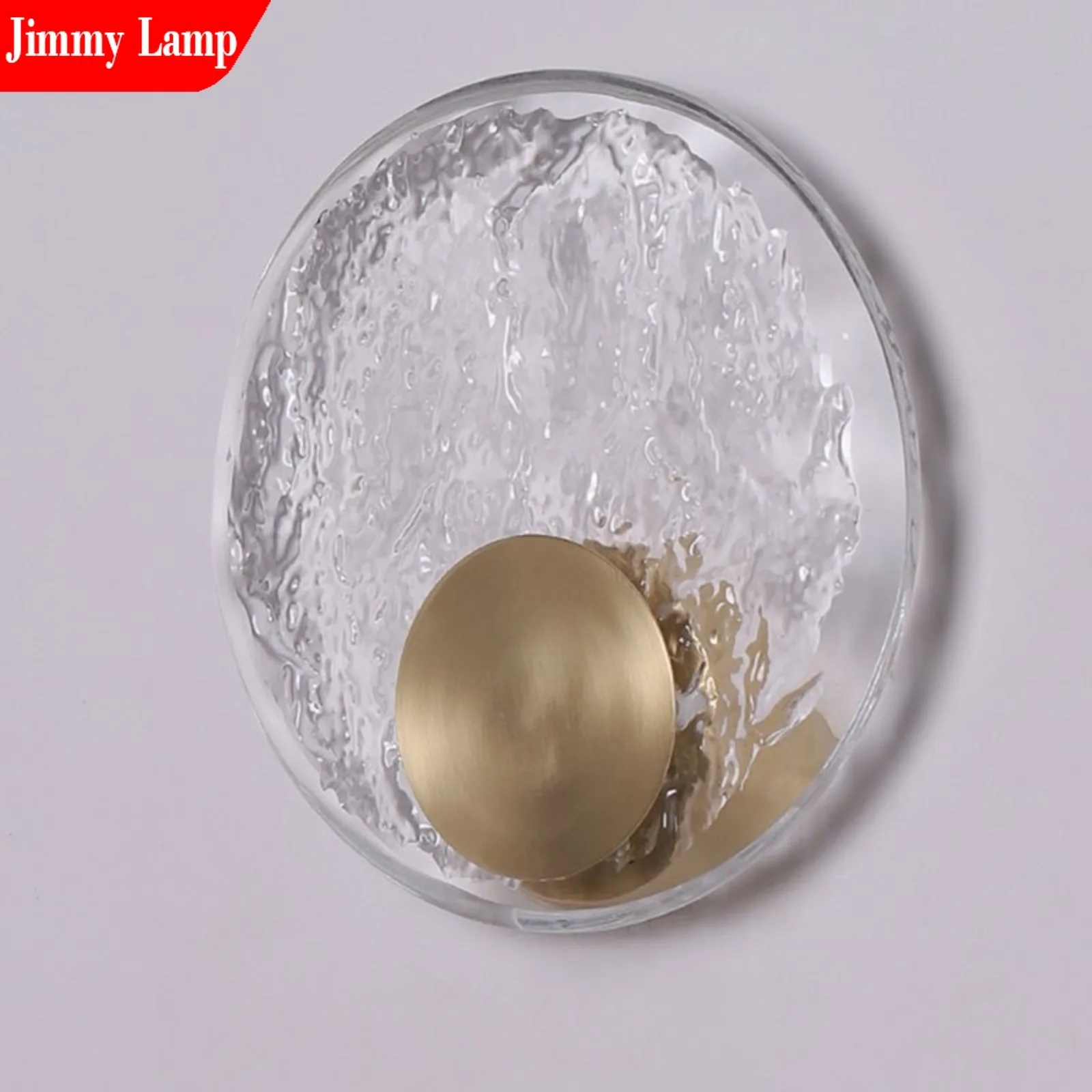 

Circle Glass Nordic Crystal LED Wall Light Perfect for Kitchen Bar Background and Living Room Bedroom Study Corridor Decor