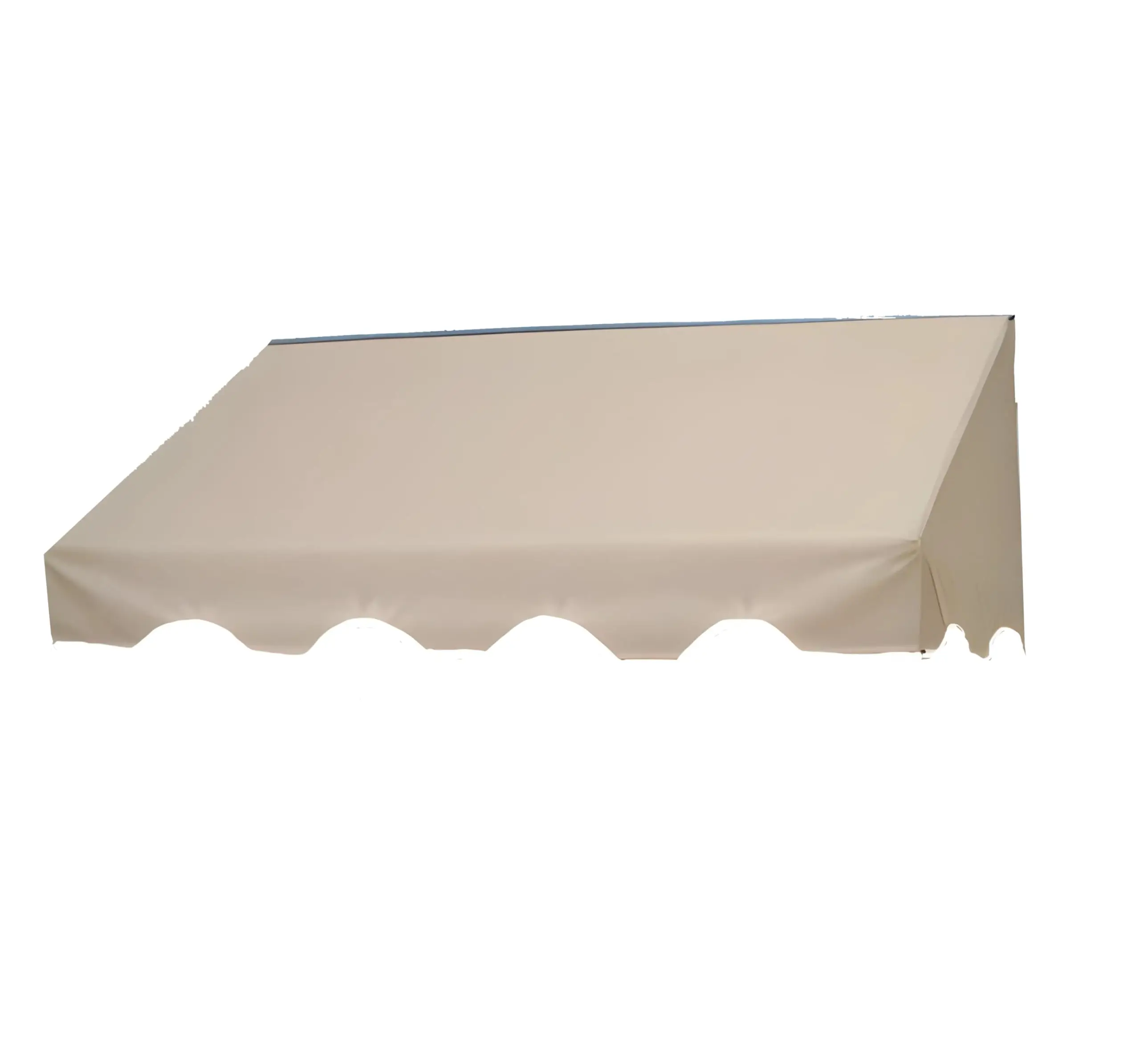 Door and Window Sunbrella Canvas Awning / 5 Colors + 3 Sizes/Classic Awning / (Linen 4 feet Wide)