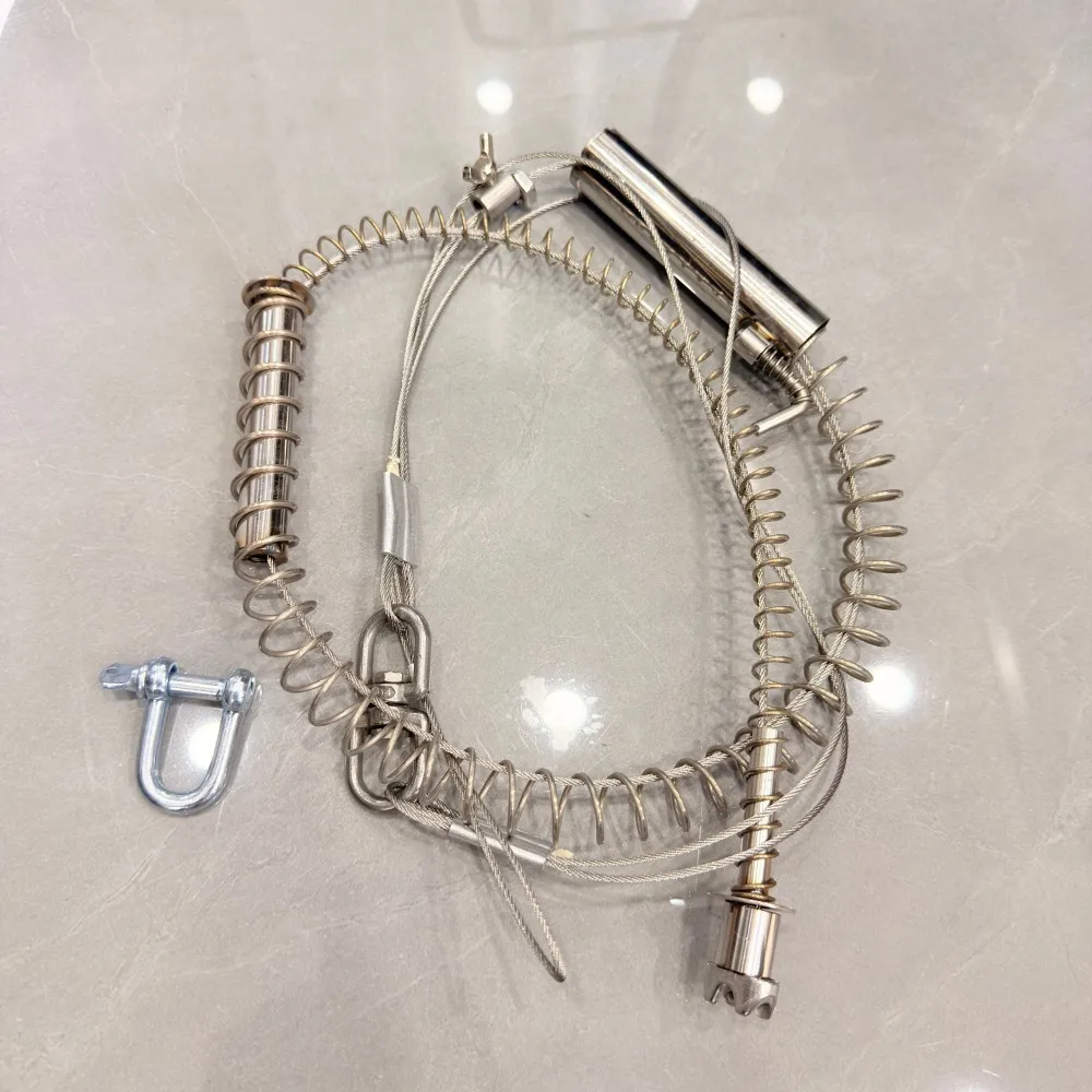 

1 шт. Усиленная пружина с гайками для ловушек для диких кабанов, лис и мышей, сменная запчасть