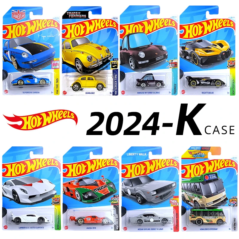 Originele Hot Wheels 2024 C4982 K Case Miniaturen Auto 'S Hotelws Model Auto Hotweheels 1/64 Hotwheels Voertuig Speelgoed Modelschaal Auto 'S