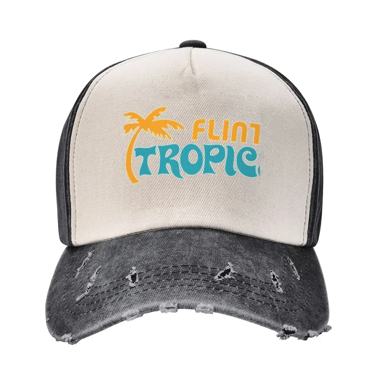 

Бейсбольная кепка Flint Tropics, шляпа в стиле аниме, шляпа для гольфа, мужская шляпа с защелкой на спине для женщин и мужчин